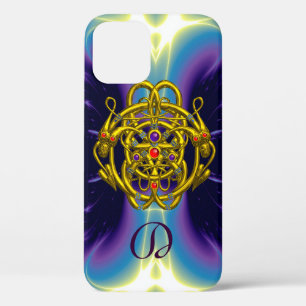GOUDE CELTISCHE KENNIS MET TWEEDRAGONS MONOGRAM Case-Mate iPhone CASE