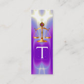 GOUDE SCHALEN VAN DE WET ATTORNEY MONOGRAM Ultra V Mini Visitekaartje (Achterkant)