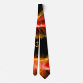 GOUDE SCHALEN VAN DE WET GEMSTONES Justice Symbol  Stropdas (Achterkant)