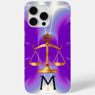 GOUDE SCHALEN VAN HET RECHT, GEM STONES MONOGRAM P iPhone 15 PRO MAX HOESJE