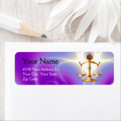 GOUDE SCHALEN VAN HET RECHT MET GEM STONES, rechts Etiket (Insitu)