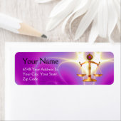 GOUDE SCHALEN VAN HET RECHT MET GEM STONES, rechts Etiket (Insitu)