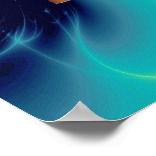 GOUDE SCHALEN VAN HET RECHT MET GEM STONES, rechts Poster (Hoek)