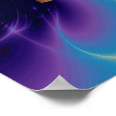 GOUDE SCHALEN VAN HET RECHT MET GEM STONES, rechts Poster (Hoek)