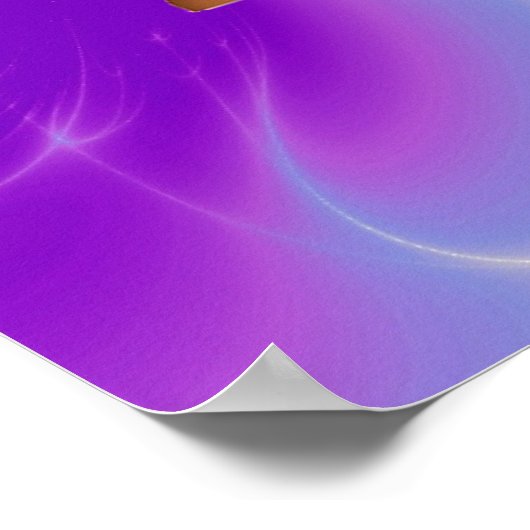 GOUDE SCHALEN VAN HET RECHT MET GEM STONES, rechts Poster (Hoek)