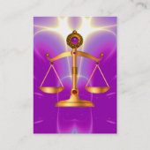 GOUDE SCHALEN VAN HET RECHT MET GEM STONES, rechts Visitekaartje (Achterkant)