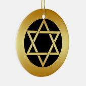 GOUDE STAR VAN DAVID-ORNAMENT KERAMISCH ORNAMENT (Rechts)