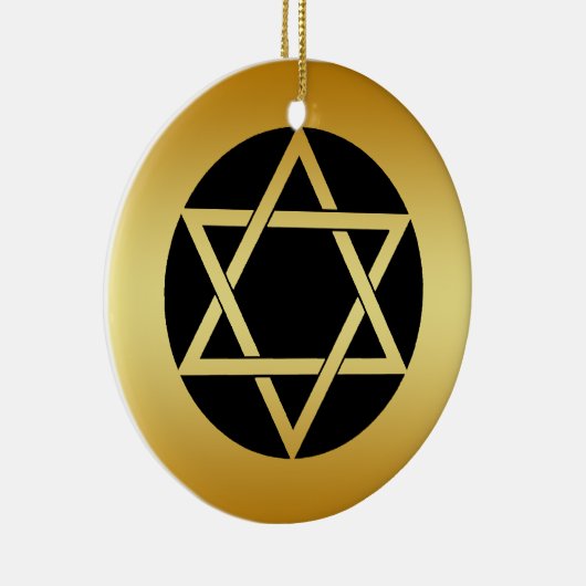 GOUDE STAR VAN DAVID-ORNAMENT KERAMISCH ORNAMENT (Rechts)