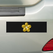 GOUDE STROOM MET DIAMOND BUMPERSTICKER (Op auto)