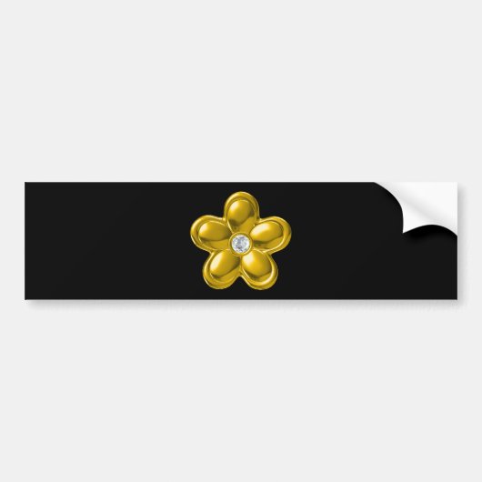 GOUDE STROOM MET DIAMOND BUMPERSTICKER (Voorkant)