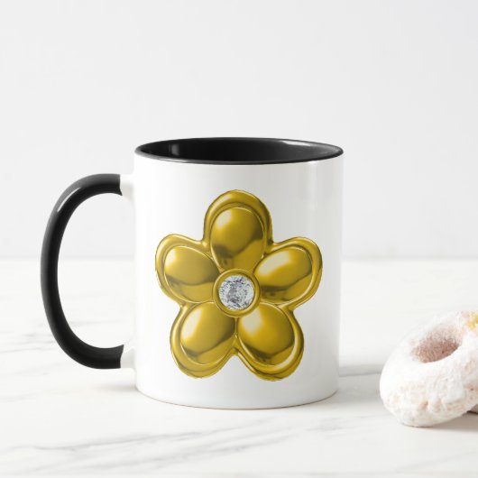 GOUDE STROOM MET DIAMOND MOK (Met donut)