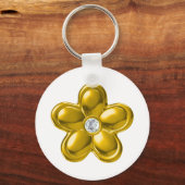 GOUDE STROOM MET DIAMOND SLEUTELHANGER (Voorkant)