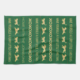 GOUDE VANGERDOGS FURRY CHRISTMAS THEEDOEK