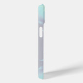 GOUDE WETGEVING MET GEM STONES MONOGRAM Blauwgroen Case-Mate iPhone Case (Achterkant / Rechts)