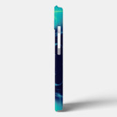 GOUDE WETGEVING MET GEM STONES MONOGRAM Case-Mate iPhone CASE (Achterkant / Links)