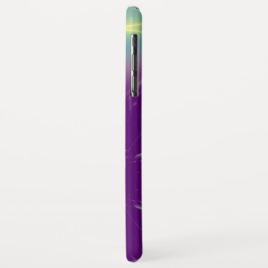 GOUDE WETGEVING MET GEM STONES MONOGRAM Case-Mate iPhone CASE (Achterkant/links)