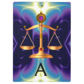 GOUDE WETGEVING MET GEM STONES MONOGRAM KLEMBORD (Achterkant)