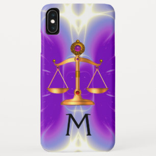 GOUDE WETGEVING MET GEM STONES MONOGRAM Pink Case-Mate iPhone Case