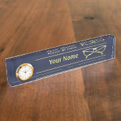 Goudeeglassen Naambordje (Zijkant)