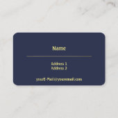 Goudeeglassen Visitekaartje (Achterkant)