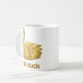 goudeend koffiemok (Voorkant links)