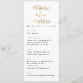 goudeffect verlaat het trouwlijstmenu menu (Voorkant)