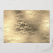 goudelegant manuscript sparen de datumUitnodiging  Folie Uitnodiging (Achterkant)