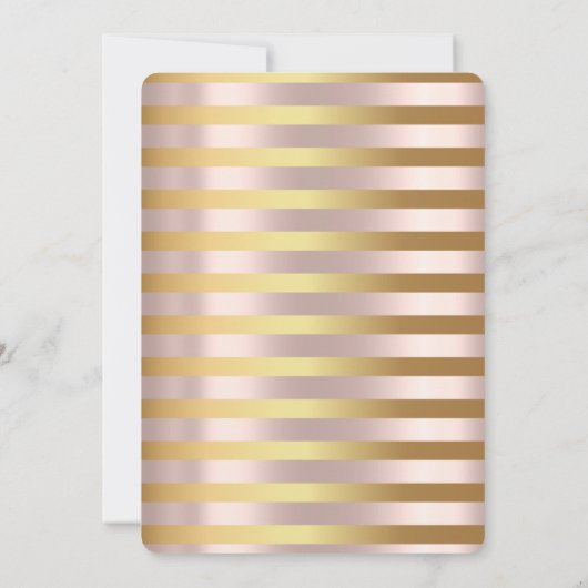 goudelegantie, zestien roos goudzoete goud kaart (Achterkant)