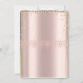 goudelegantie, zestien roos goudzoete goud kaart (Achterkant)