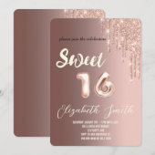 goudelegantie, zestien roos goudzoete goud kaart (Voorkant / Achterkant)