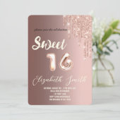 goudelegantie, zestien roos goudzoete goud kaart (Staand voorkant)