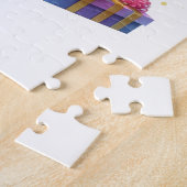 Gouden 10e verjaardag legpuzzel (Zijkant)