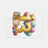 Gouden 13e verjaardag fleece deken (Voorkant (Horizontaal))