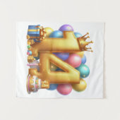 Gouden 14e verjaardag wandkleed (Voorkant (horizontaal))