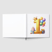 Gouden 1e verjaardag gastenboek (Volledig)