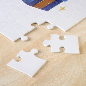 Gouden 1e verjaardag legpuzzel (Zijkant)