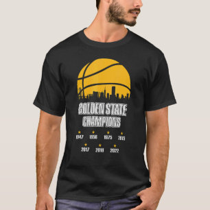 Gouden 2022 Basketbal Voor Mannen Vrouwen Strijder T-shirt