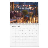gouden 2026 Kalender met quotes (Feb 2027)