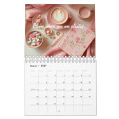 gouden 2026 Kalender met quotes (Mar 2027)