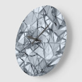 Gouden 3D metaal: Geometrische achtergrond Grote Klok (Hoek)