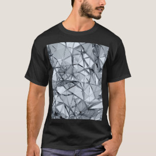 Gouden 3D metaal: Geometrische achtergrond T-shirt