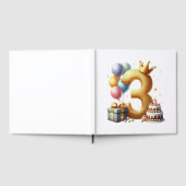 Gouden 3e verjaardag gastenboek (Volledig)