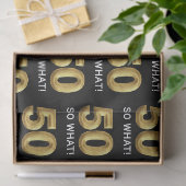 Gouden 50 Dus Wat Leuke Verjaardagsfeestje Tissuepapier (Geschenk)
