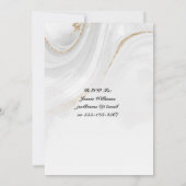 Gouden 50-jarig huwelijksjubileum vieren kaart (Achterkant)