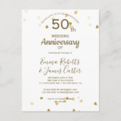 Gouden 50e Jubileum Briefkaart (Voorkant)