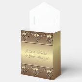 Gouden 50e Jubileum gunstbox Bedankdoosjes (Geopend)