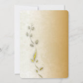 Gouden 50e verjaardagskaart  kaart (Achterkant)