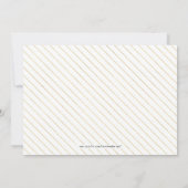 Gouden 50ste huwelijksjubileum foto uitnodiging (Achterkant)