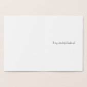 Gouden 50ste huwelijksverjaardag echtgenoot teddyb folie kaarten (Binnen)