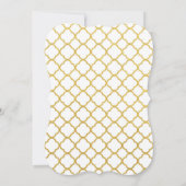 Gouden 50ste trouwdag uitnodiging (Achterkant)